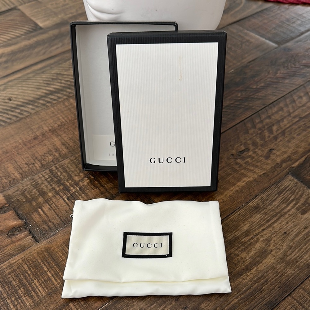 Gucci White and Black Box with Dust Bag